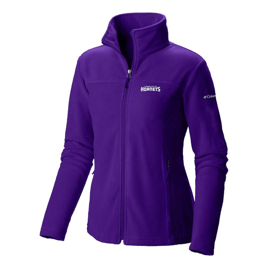 Columbia Charlotte Hornets Women's Give & Go II Fleece Full-Zip Jacket Purple