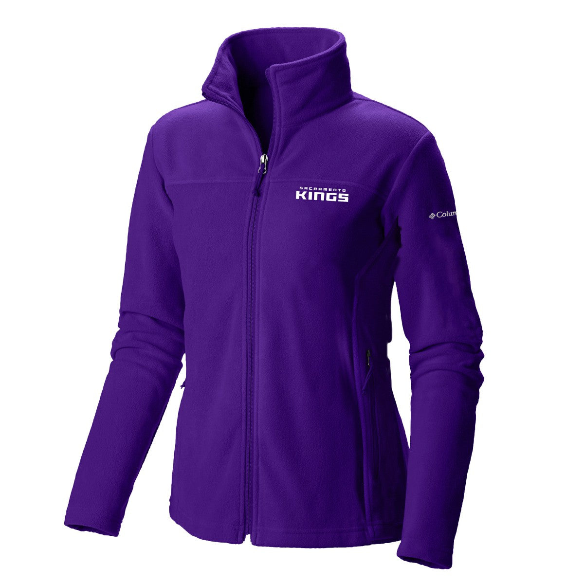 Columbia Sacramento Kings Women's Give & Go II Fleece Full-Zip Jacket Purple