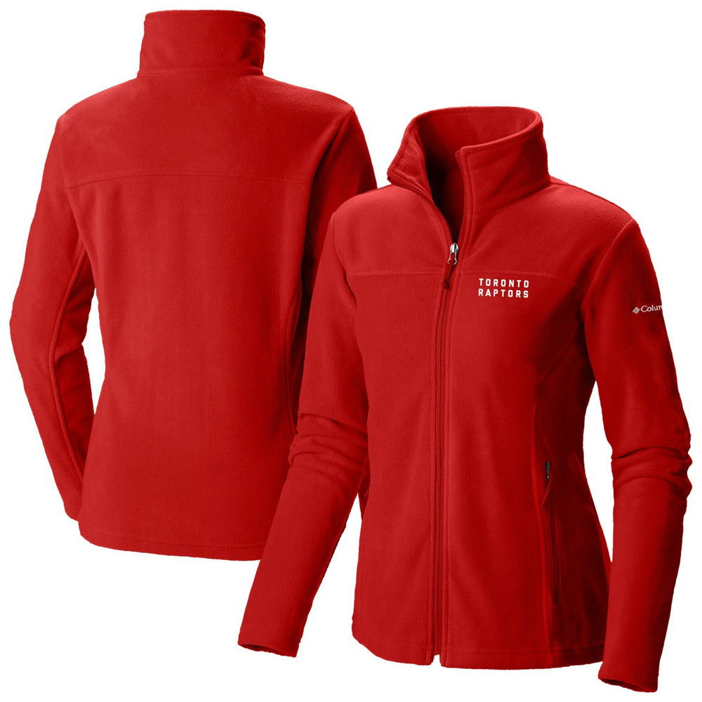 Columbia Toronto Raptors Women's Give & Go II Fleece Full-Zip Jacket Red