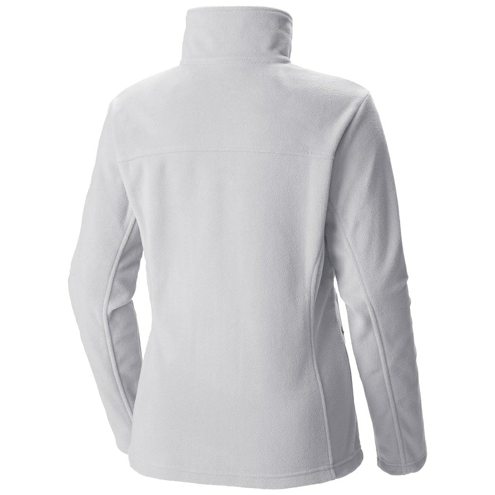 Columbia Brooklyn Nets Women's Give & Go II Fleece Full-Zip Jacket White