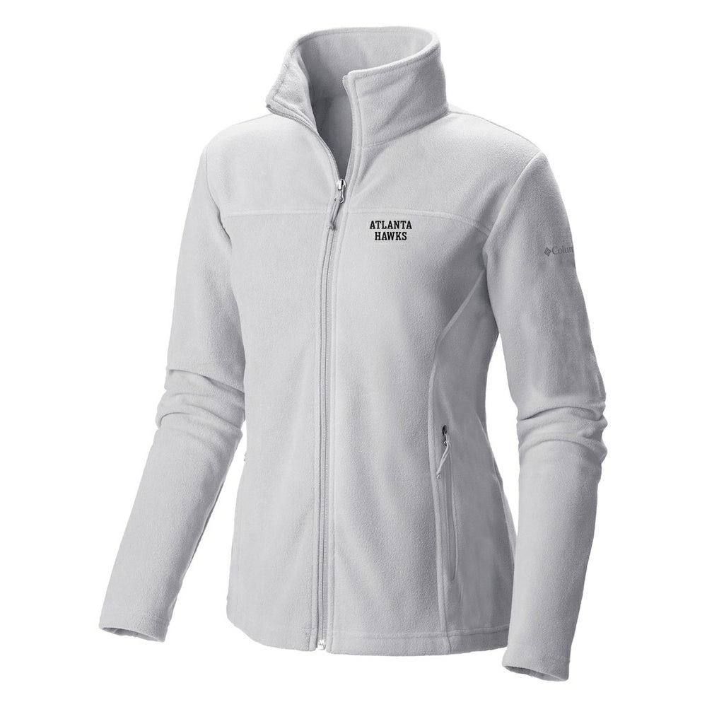 Columbia Atlanta Hawks Women's Give & Go II Fleece Full-Zip Jacket White
