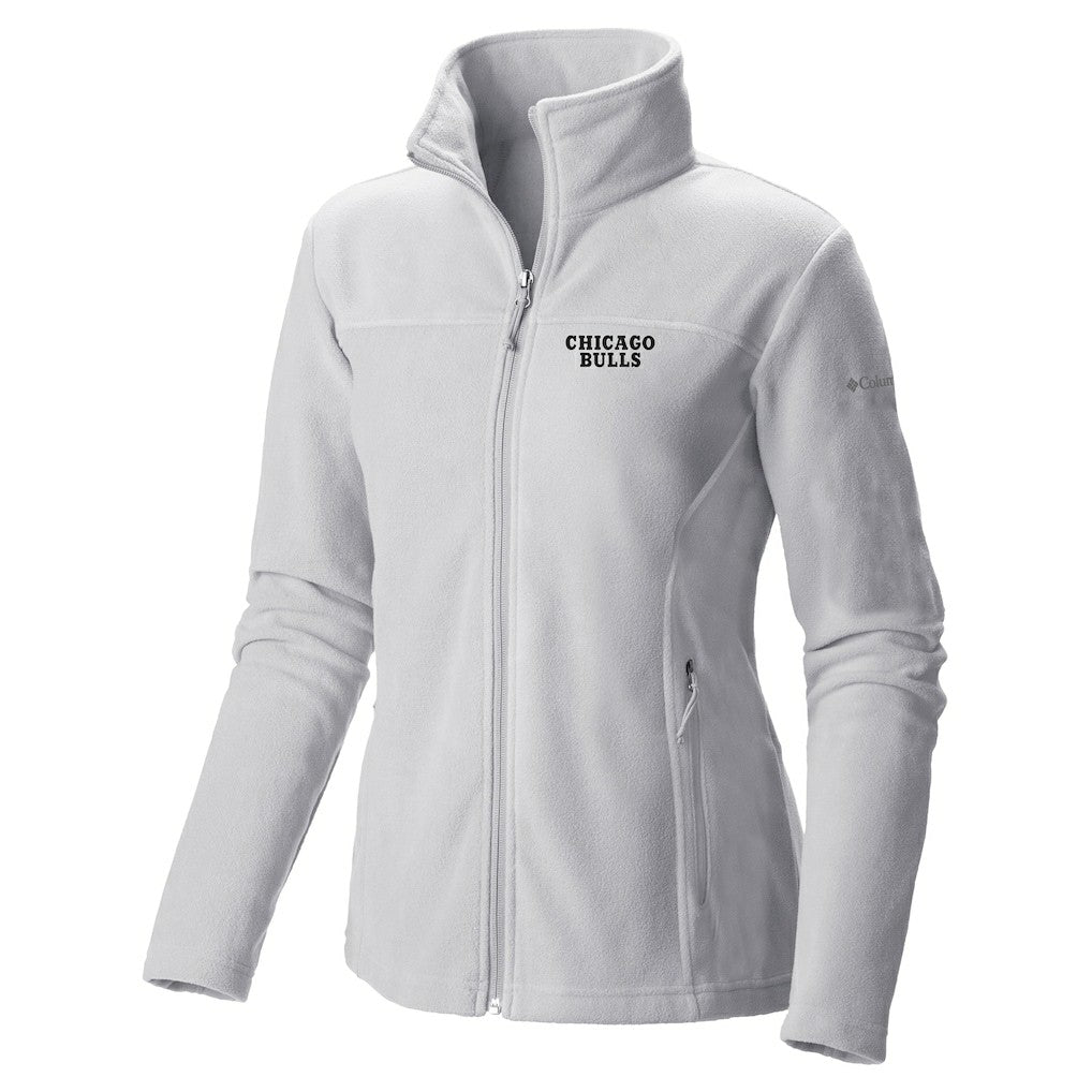 Columbia Chicago Bulls Women's Give & Go II Fleece Full-Zip Jacket White