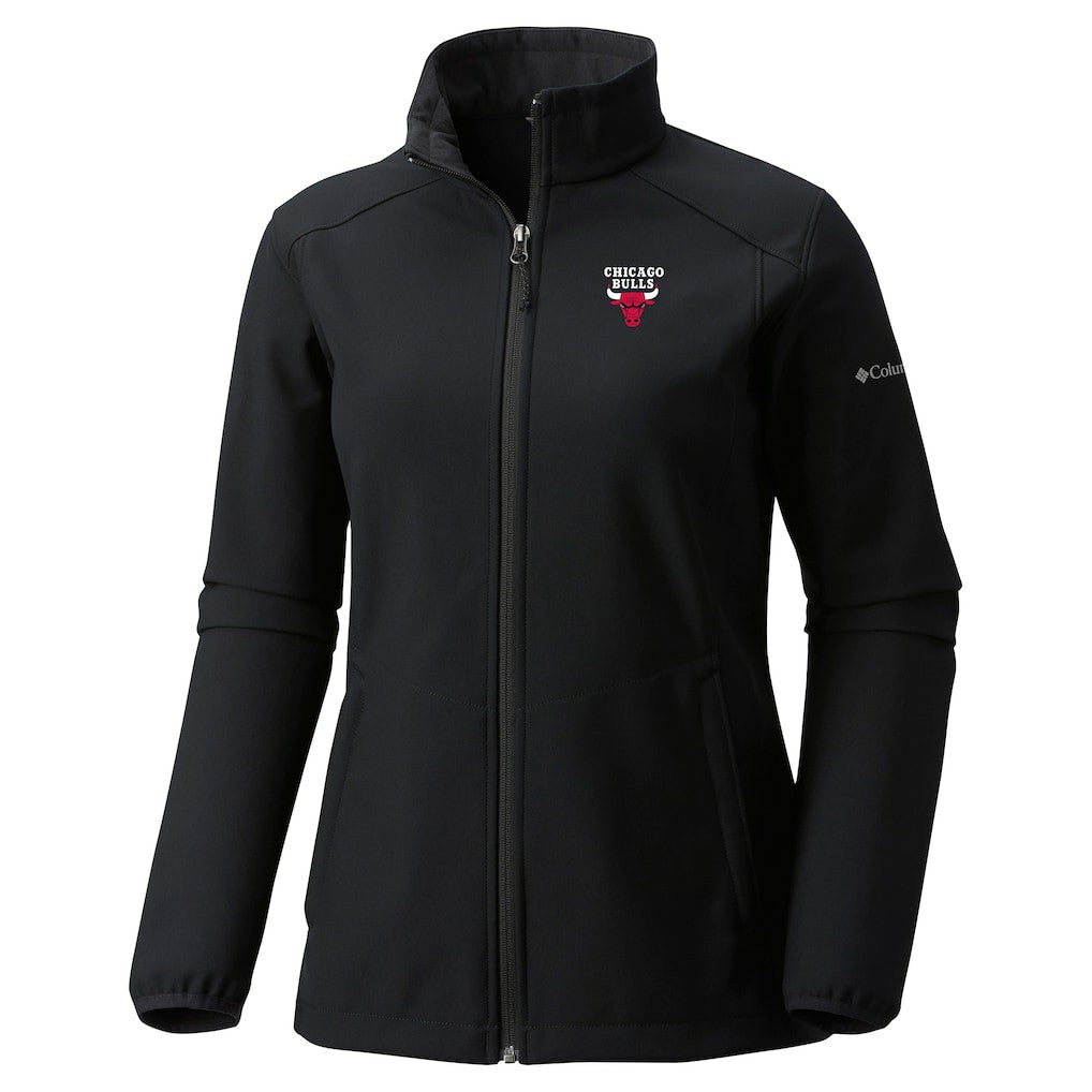 Columbia Chicago Bulls Women's Kruser Ridge III Softshell Jacket Black