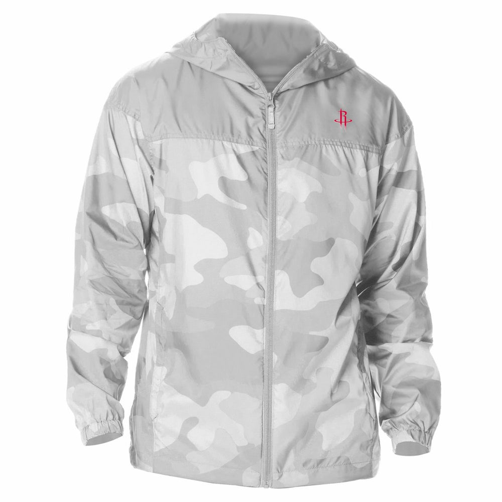 Columbia Houston Rockets Flash Challenger Windbreaker Jacket Gray