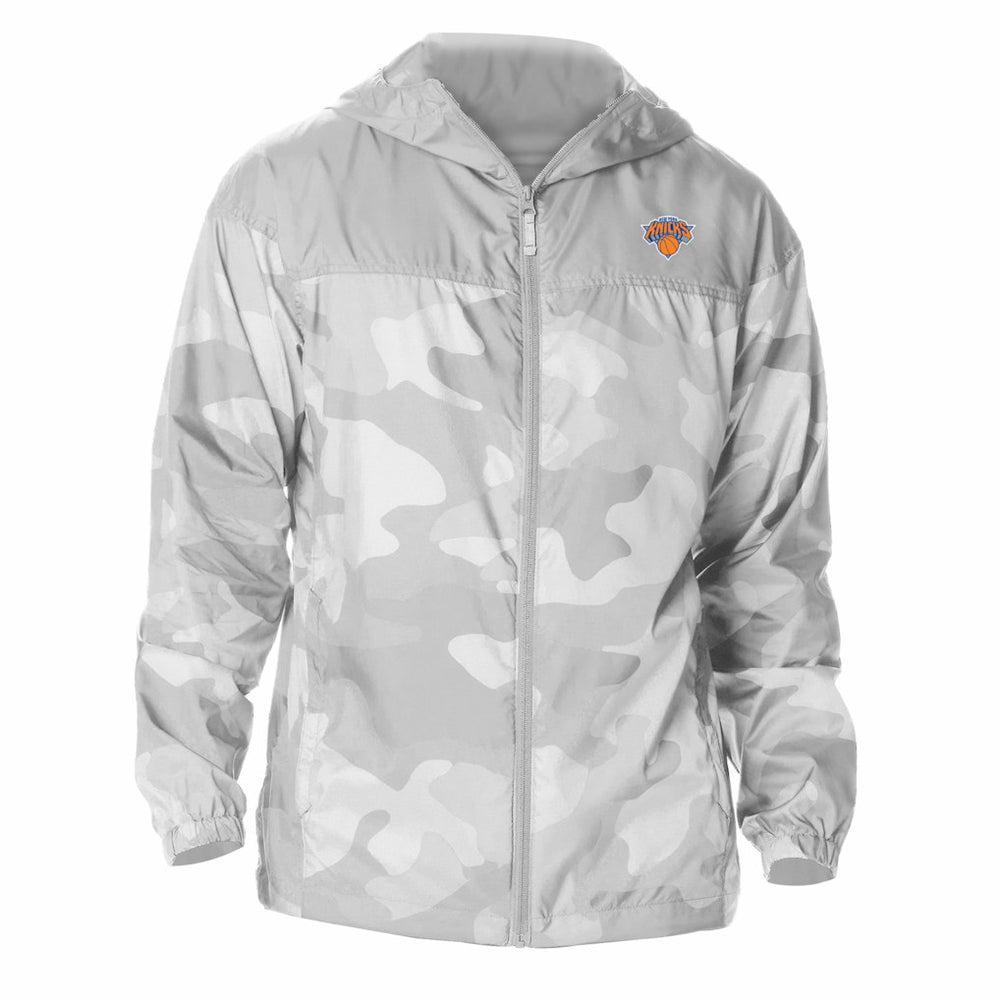 Columbia New York Knicks Flash Challenger Windbreaker Jacket Gray