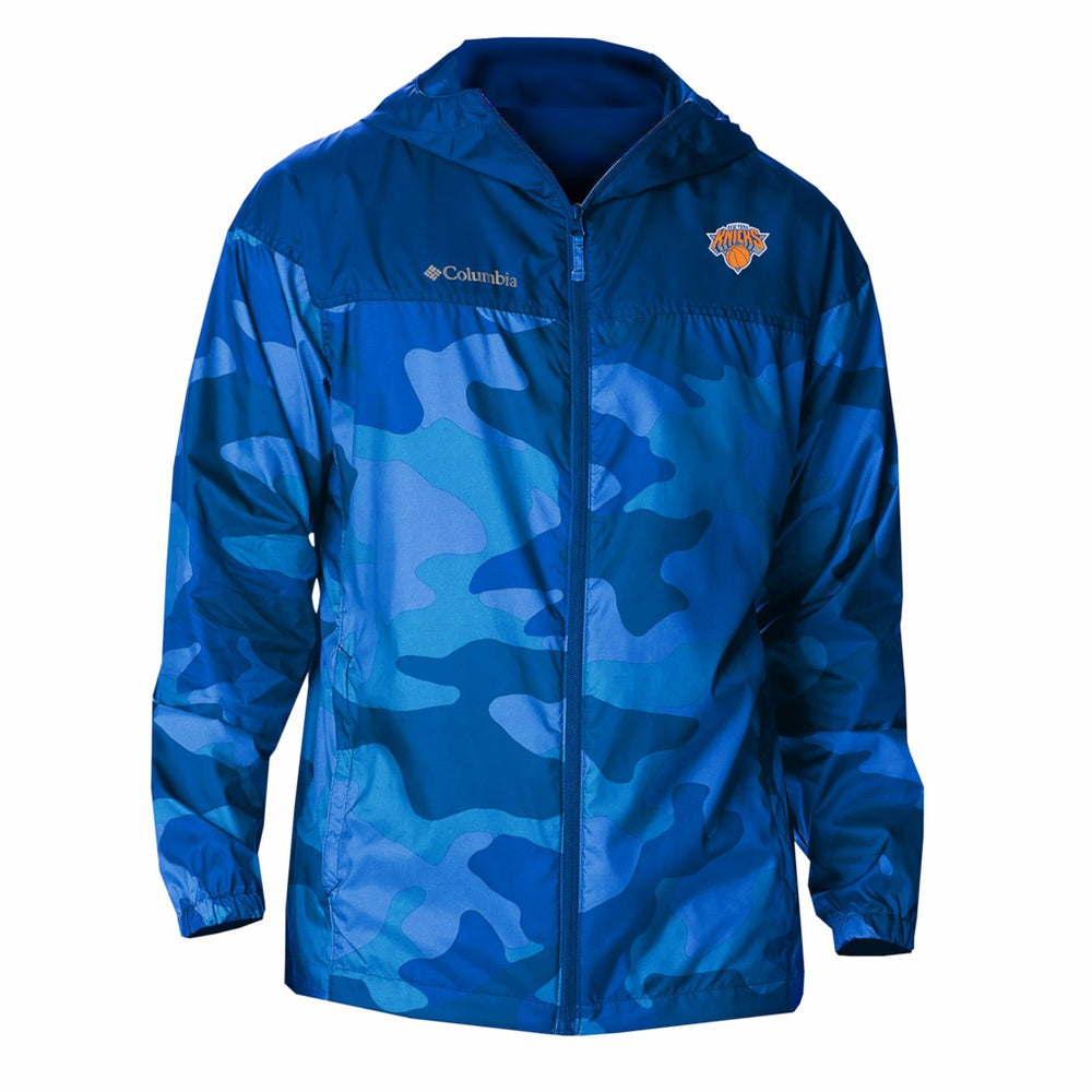 Columbia New York Knicks Flash Challenger Windbreaker Jacket Blue