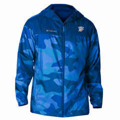 Columbia Oklahoma City Thunder Flash Challenger Windbreaker Jacket Blue