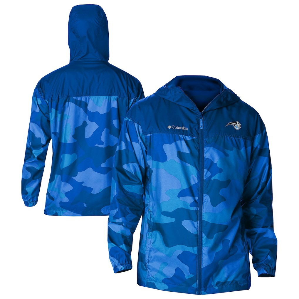 Columbia Orlando Magic Flash Challenger Windbreaker Jacket Blue