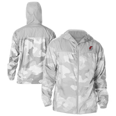 Columbia Portland Trail Blazers Flash Challenger Windbreaker Jacket Gray
