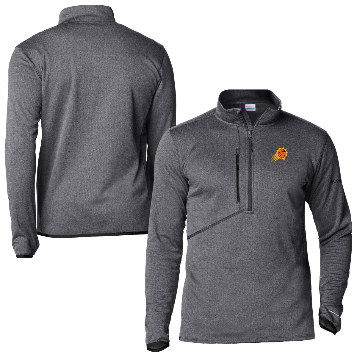 Columbia Phoenix Suns Park View Fleece Half-Zip Top Black