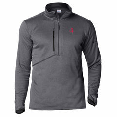 Columbia Houston Rockets Park View Fleece Half-Zip Top Black