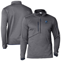 Columbia Memphis Grizzlies Park View Fleece Half-Zip Top Gray