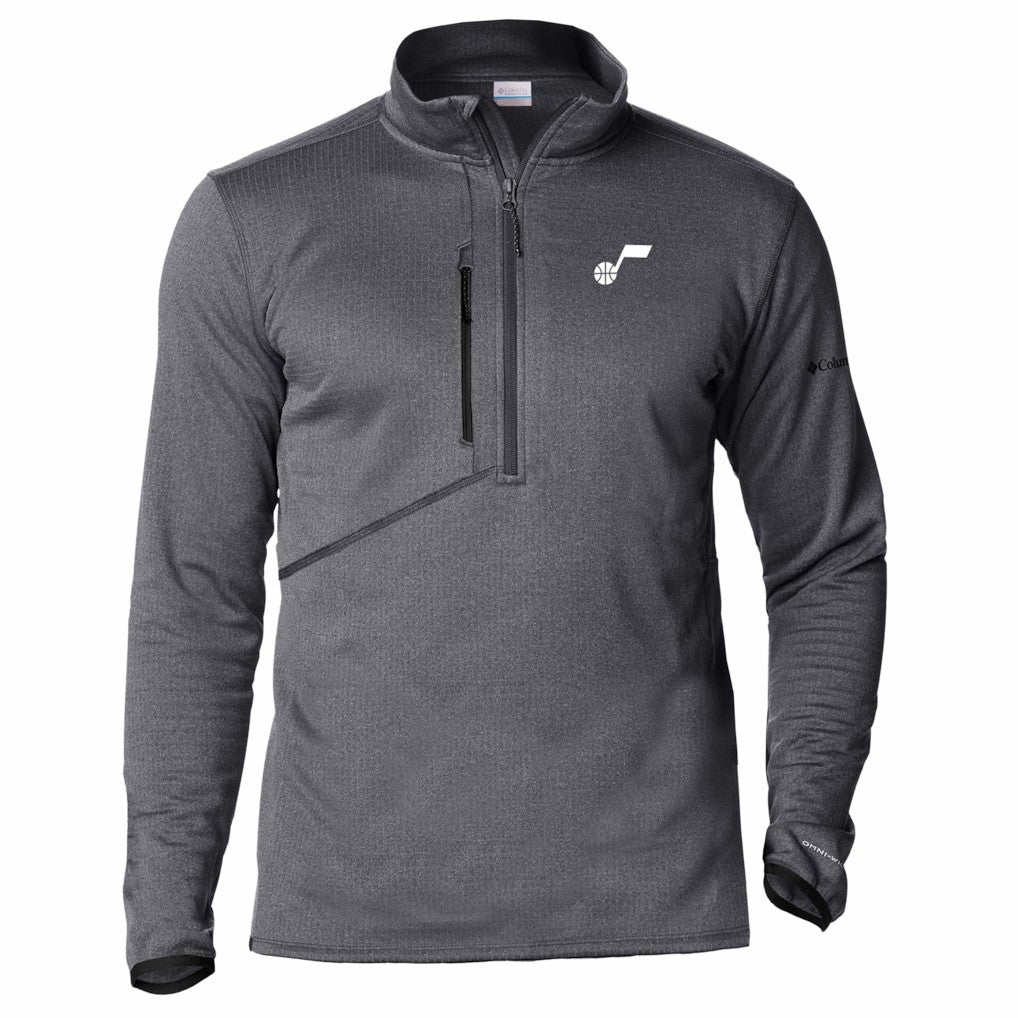 Columbia Utah Jazz Park View Fleece Half-Zip Top Black