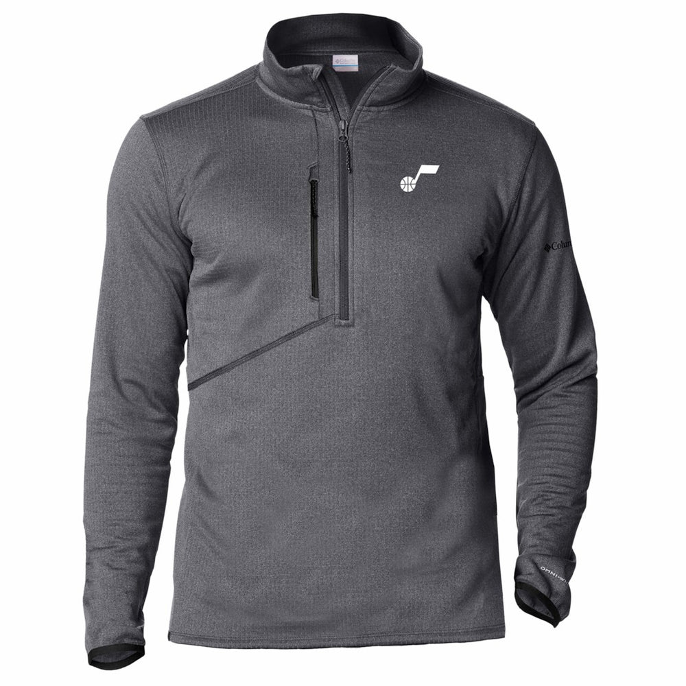 Columbia Utah Jazz Park View Fleece Half-Zip Top Black