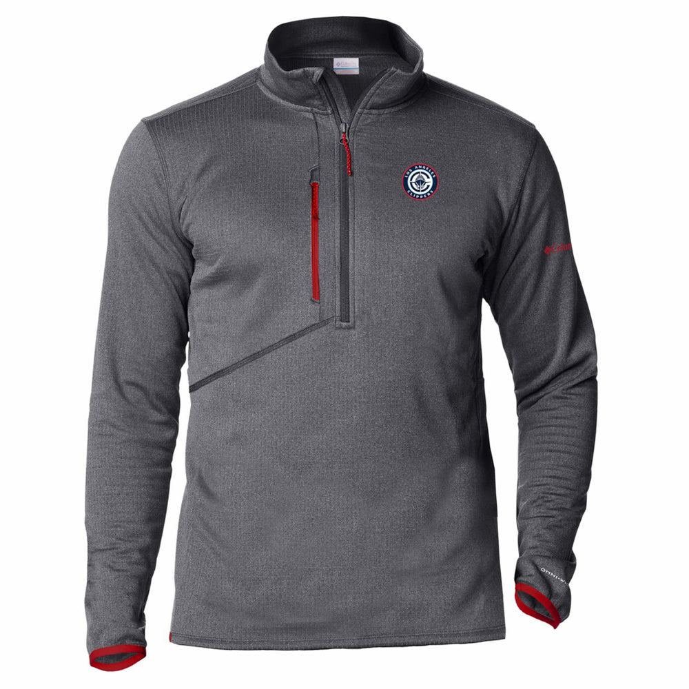 Columbia LA Clippers Park View Fleece Half-Zip Top Red