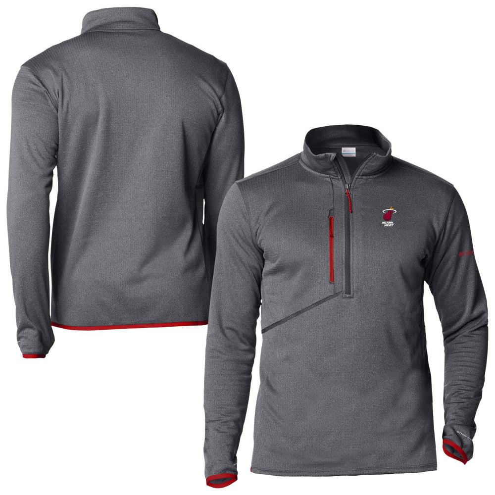 Columbia Miami Heat Park View Fleece Half-Zip Top Red