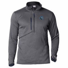 Columbia Minnesota Timberwolves Park View Fleece Half-Zip Top Navy