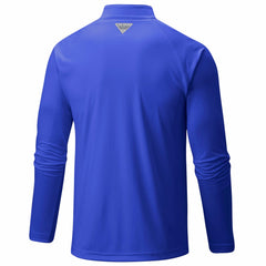 Columbia Oklahoma City Thunder PFG Terminal Tackle Quarter-Zip Top Blue
