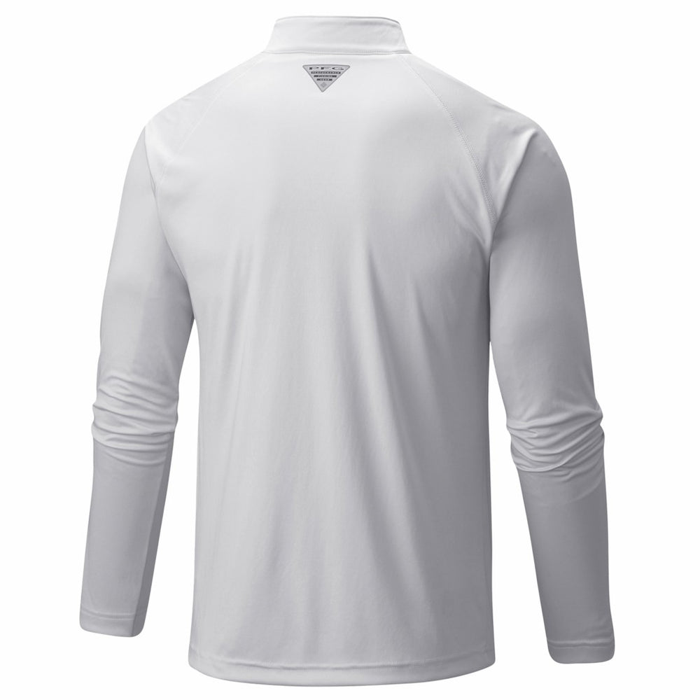 Columbia Milwaukee Bucks PFG Terminal Tackle Quarter-Zip Top White