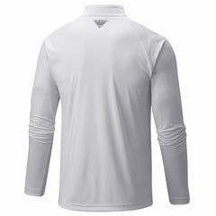 Columbia Milwaukee Bucks PFG Terminal Tackle Quarter-Zip Top White