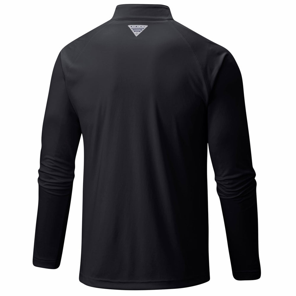 Columbia Milwaukee Bucks PFG Terminal Tackle Quarter-Zip Top Black