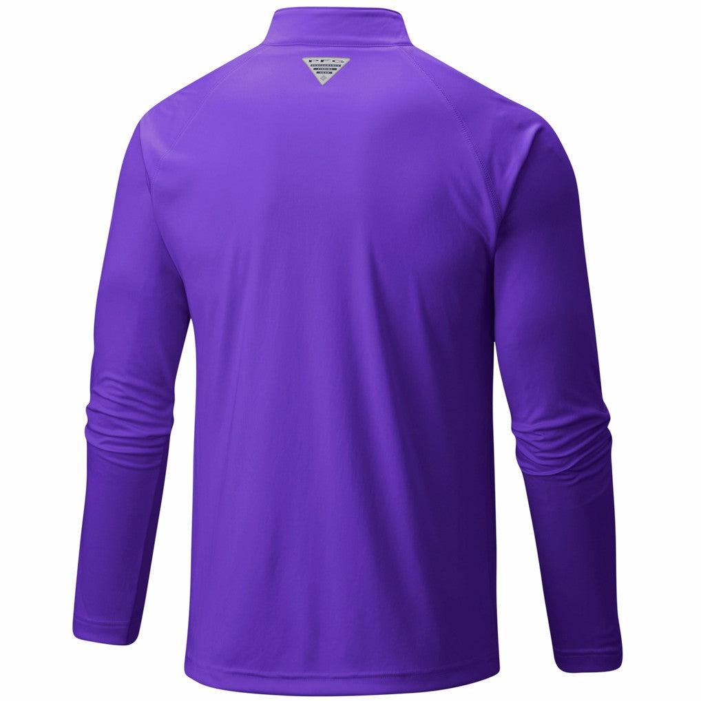 Columbia Phoenix Suns PFG Terminal Tackle Quarter-Zip Top Purple