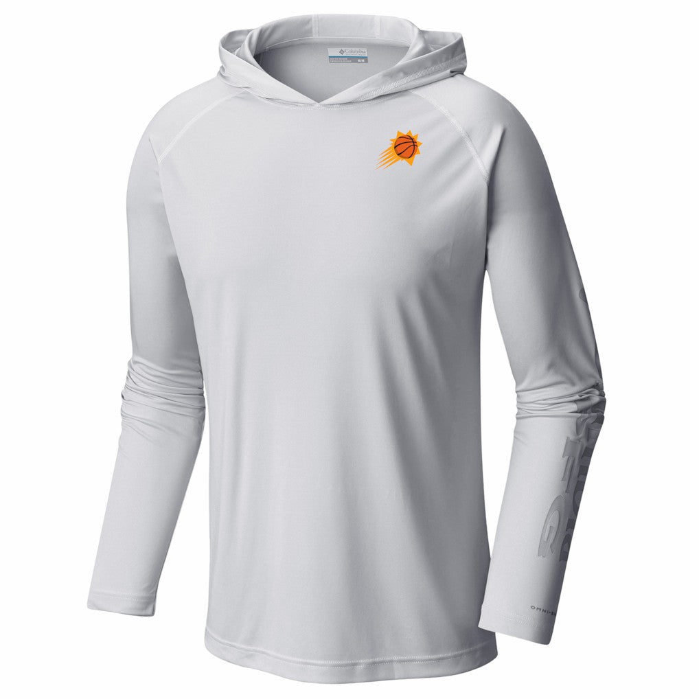 Columbia Phoenix Suns PFG Super Terminal Tackle Hoodie White