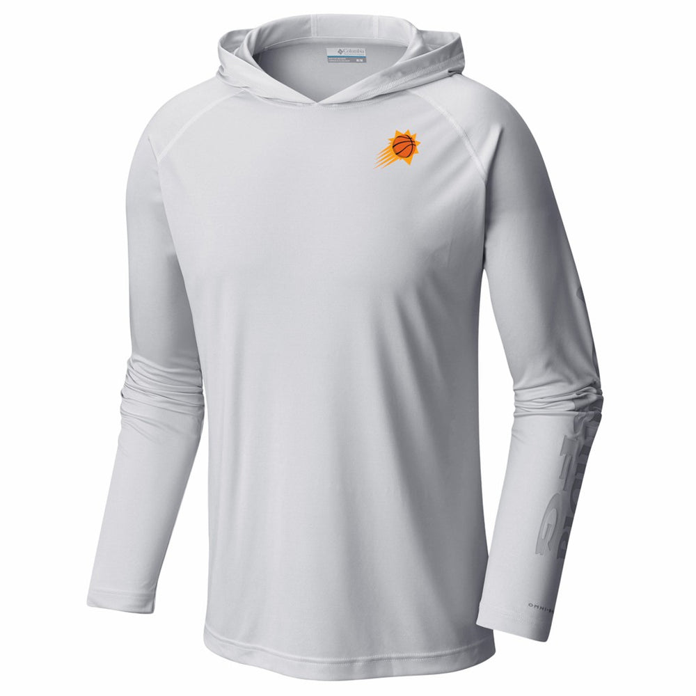 Columbia Phoenix Suns PFG Super Terminal Tackle Hoodie White