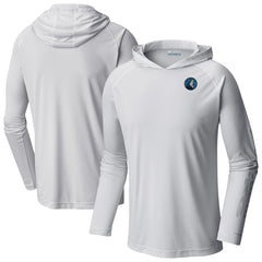Columbia Minnesota Timberwolves PFG Super Terminal Tackle Hoodie White