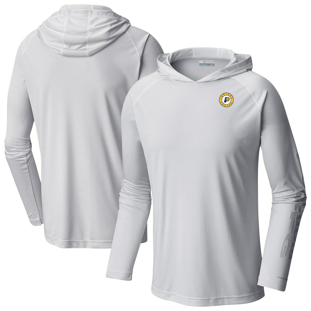 Columbia Indiana Pacers PFG Super Terminal Tackle Hoodie White