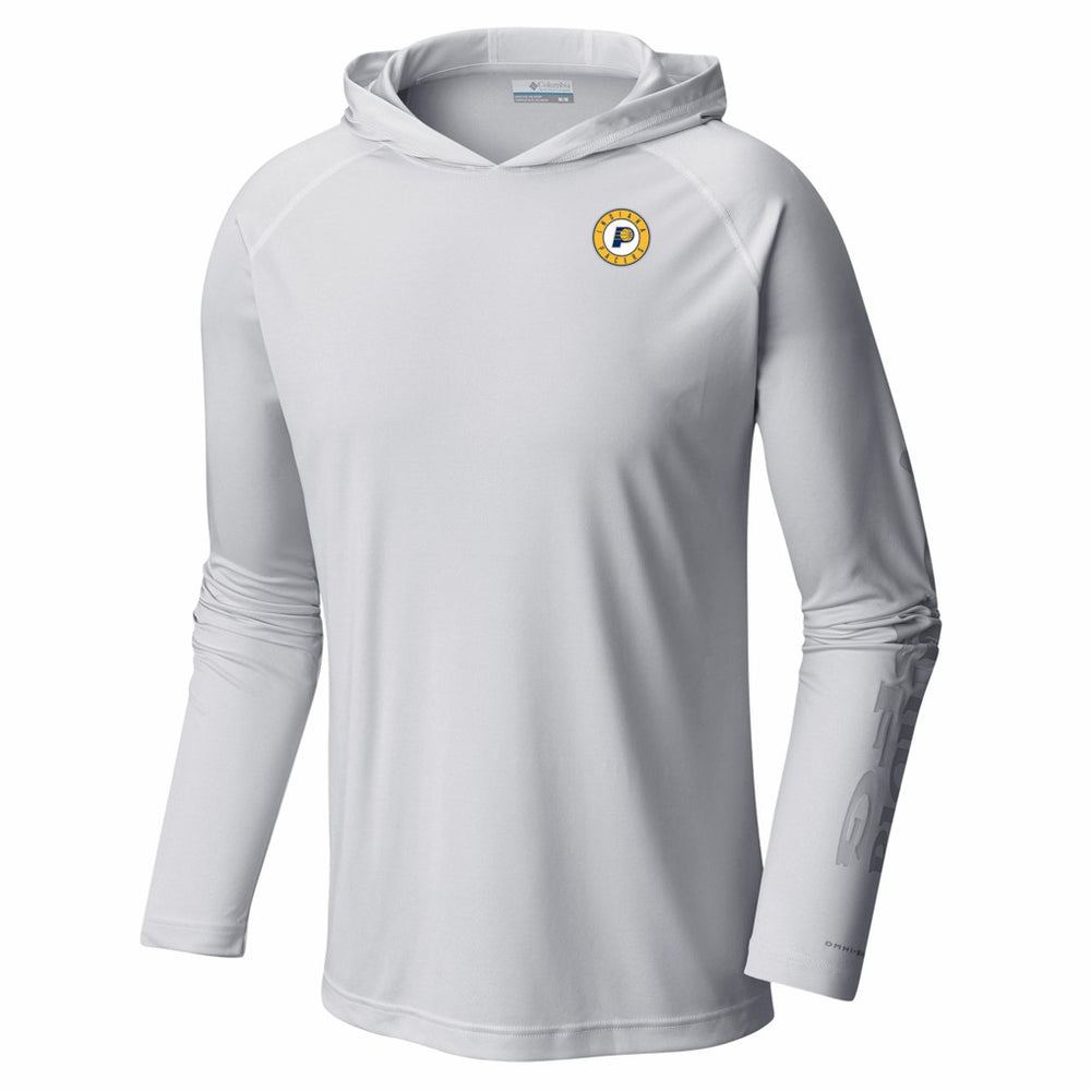 Columbia Indiana Pacers PFG Super Terminal Tackle Hoodie White
