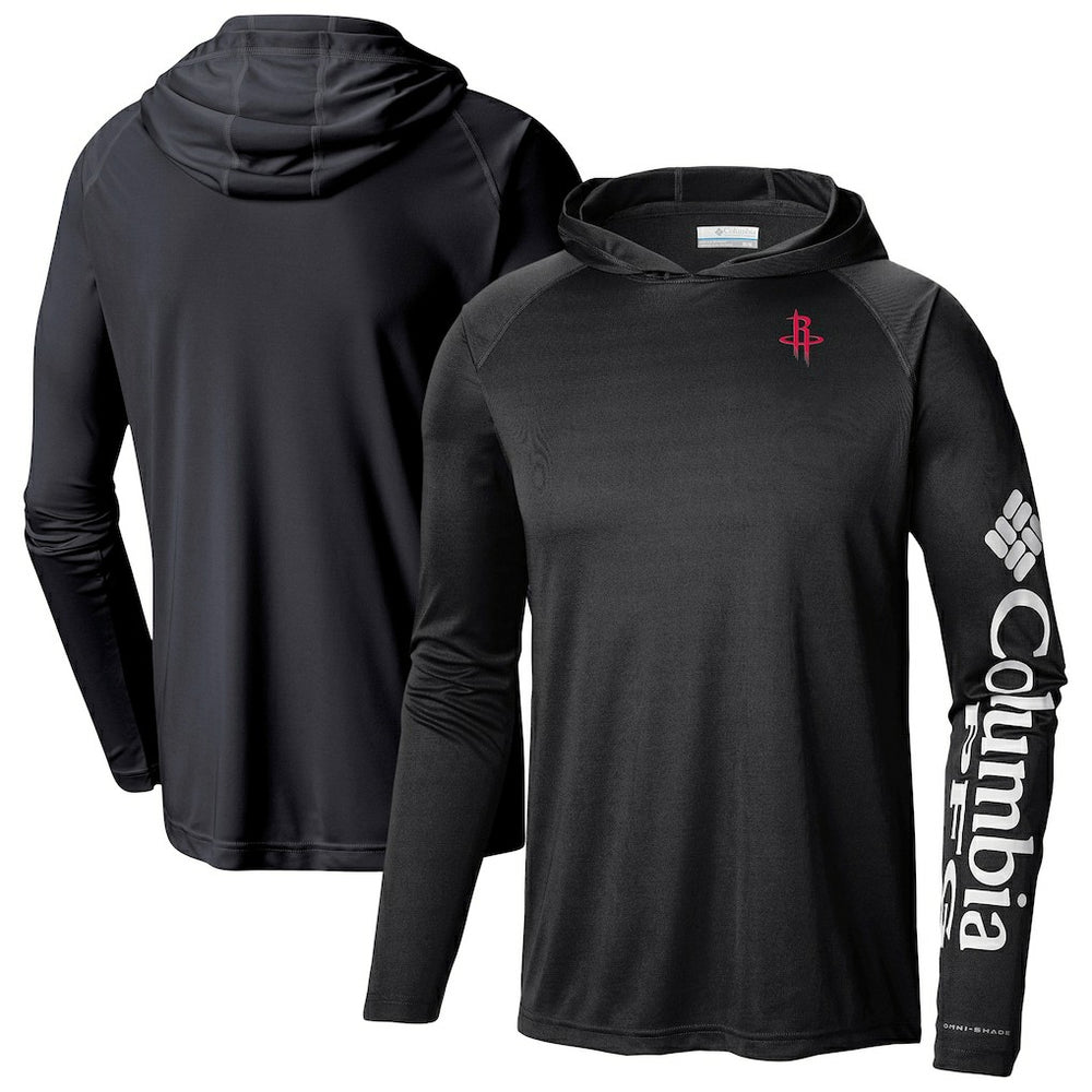 Columbia Houston Rockets PFG Super Terminal Tackle Hoodie Black