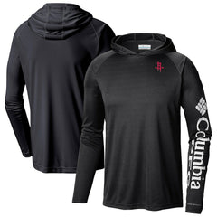Columbia Houston Rockets PFG Super Terminal Tackle Hoodie Black