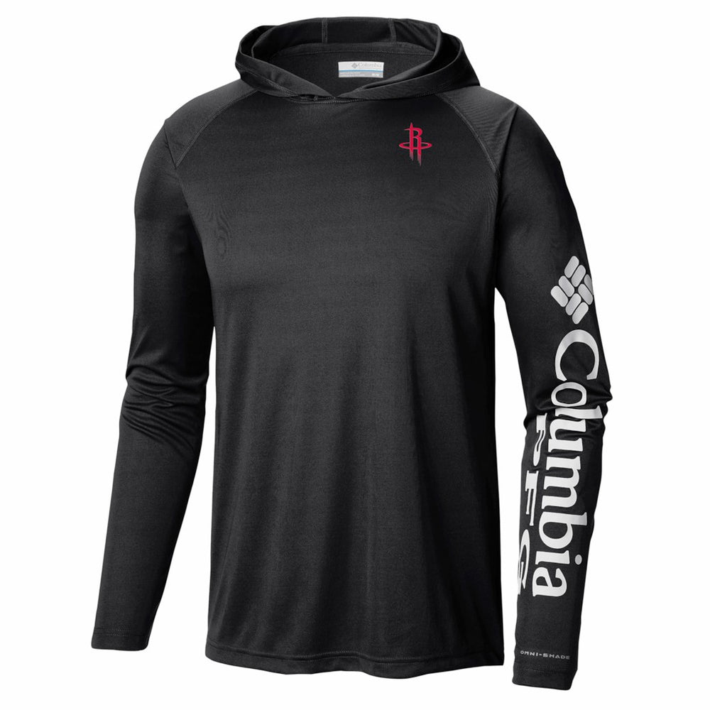 Columbia Houston Rockets PFG Super Terminal Tackle Hoodie Black