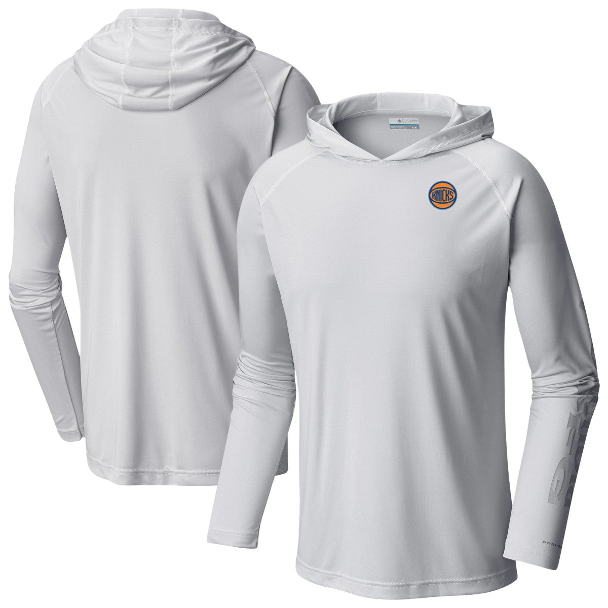 Columbia New York Knicks PFG Super Terminal Tackle Hoodie White