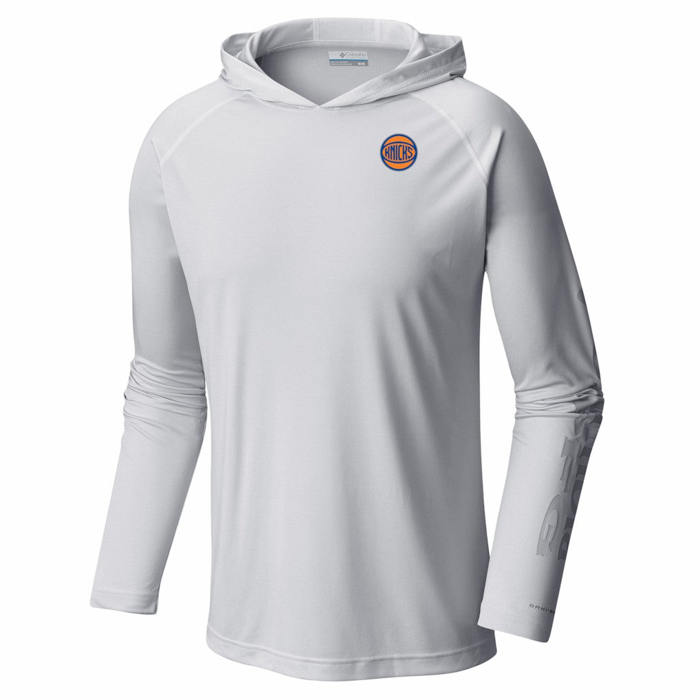 Columbia New York Knicks PFG Super Terminal Tackle Hoodie White