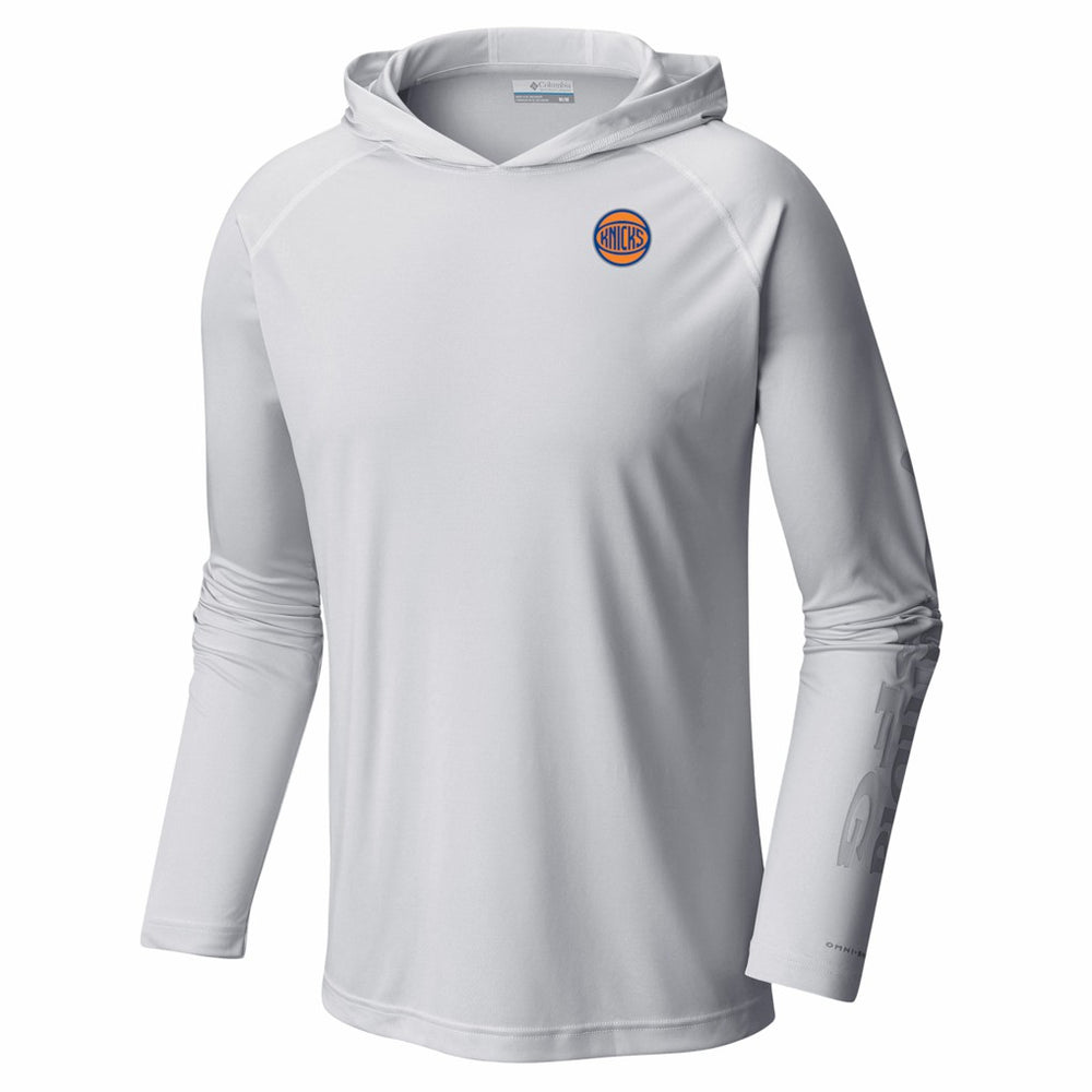 Columbia New York Knicks PFG Super Terminal Tackle Hoodie White