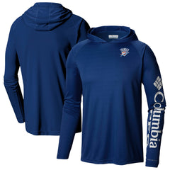 Columbia Oklahoma City Thunder PFG Super Terminal Tackle Hoodie Navy