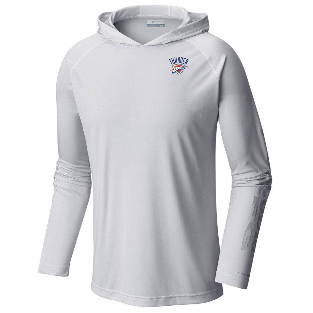 Columbia Oklahoma City Thunder PFG Super Terminal Tackle Hoodie White