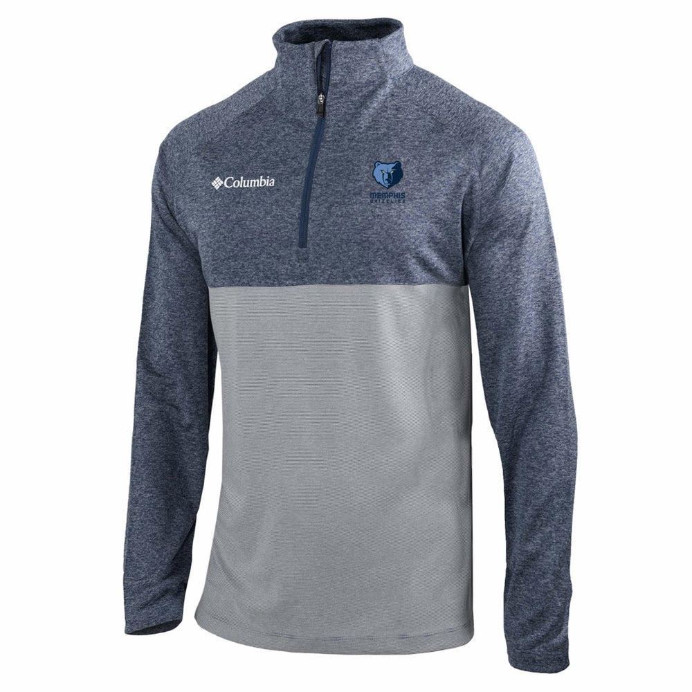 Columbia Memphis Grizzlies Omni-Wick Rockin' It Quarter-Zip Top Navy