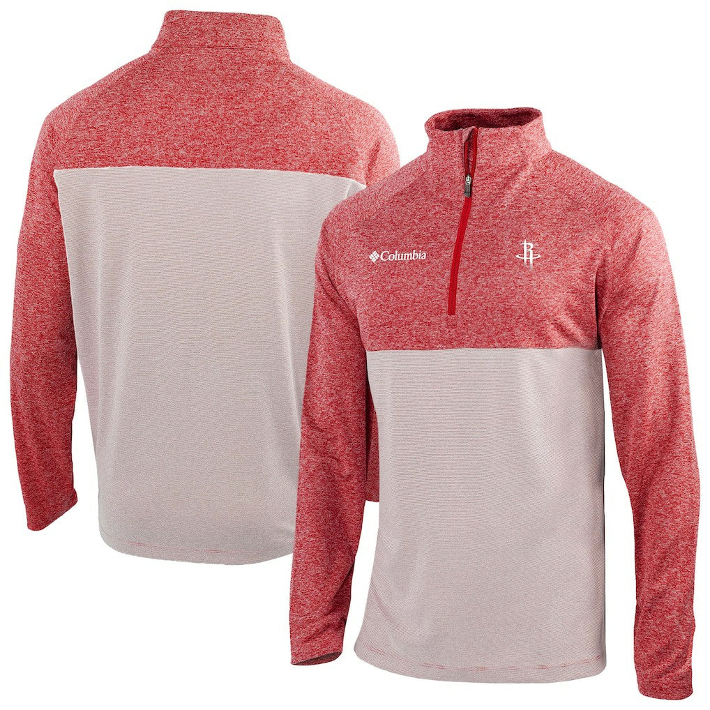 Columbia Houston Rockets Omni-Wick Rockin' It Quarter-Zip Top Red