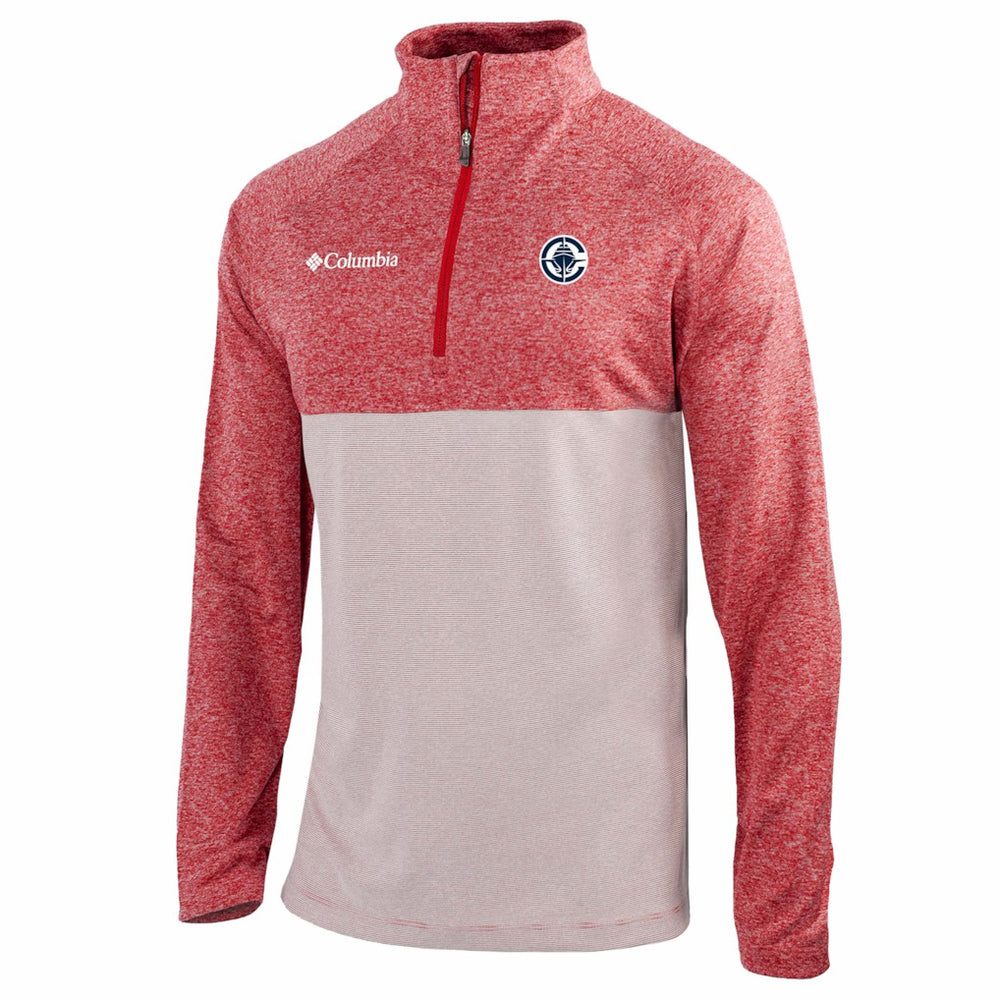 Columbia LA Clippers Omni-Wick Rockin' It Quarter-Zip Top Red
