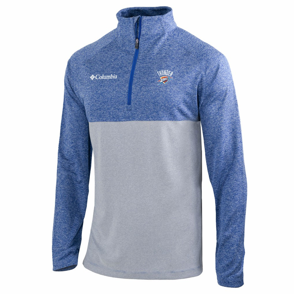 Columbia Oklahoma City Thunder Omni-Wick Rockin' It Quarter-Zip Top Blue