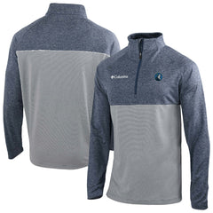 Columbia Minnesota Timberwolves Omni-Wick Rockin' It Quarter-Zip Top Navy