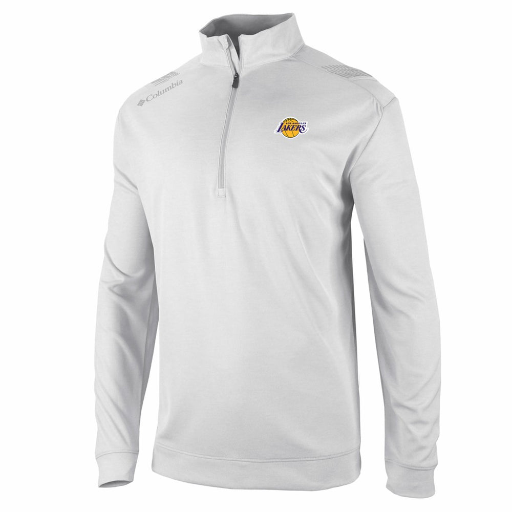 Columbia Los Angeles Lakers Oakland Downs Omni-Wick Quarter-Zip Top White