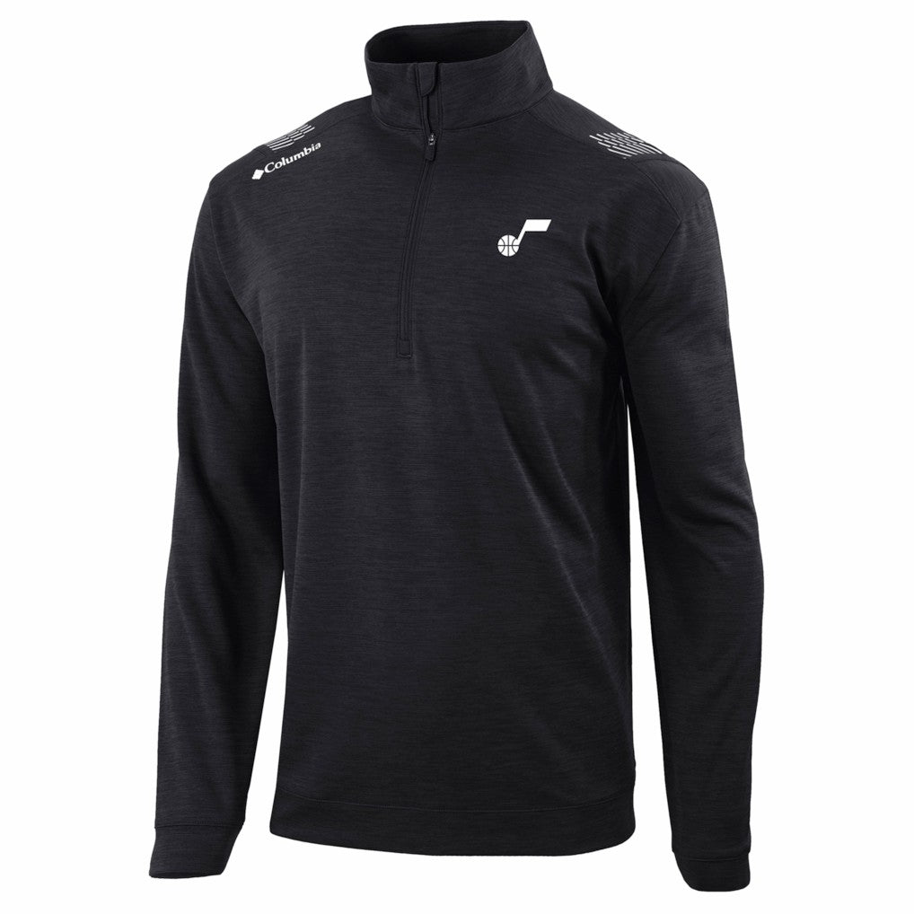 Columbia Utah Jazz Oakland Downs Omni-Wick Quarter-Zip Top Black