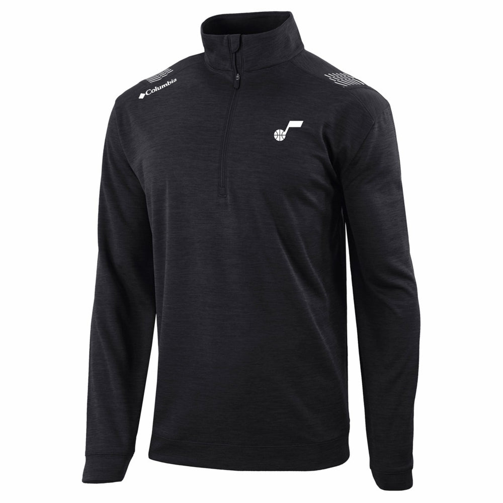 Columbia Utah Jazz Oakland Downs Omni-Wick Quarter-Zip Top Black