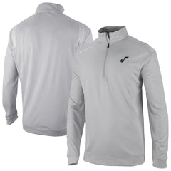 Columbia Utah Jazz Oakland Downs Omni-Wick Quarter-Zip Top Gray