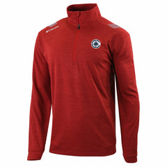 Columbia LA Clippers Oakland Downs Omni-Wick Quarter-Zip Top Red