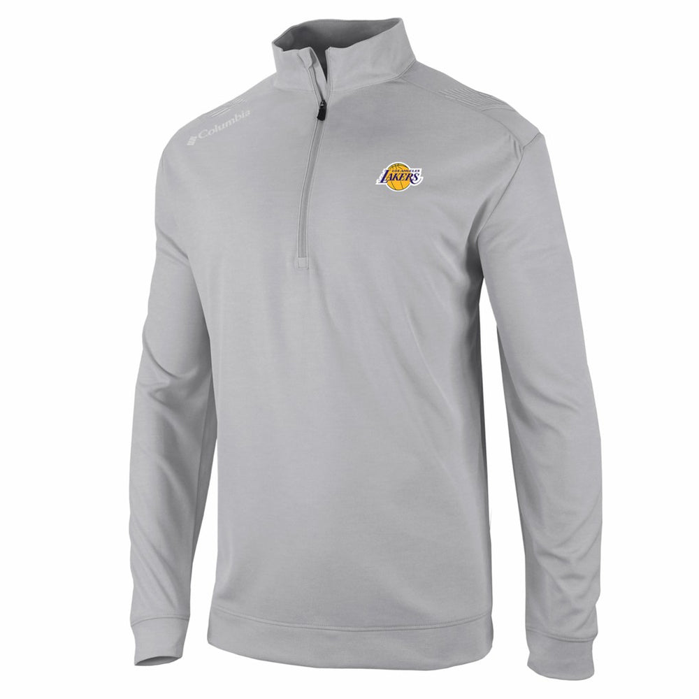 Columbia Los Angeles Lakers Oakland Downs Omni-Wick Quarter-Zip Top Gray